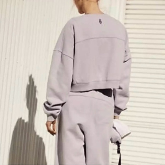 Free People on your mark pullover cropped sweatshirt - Picture 2 of 6